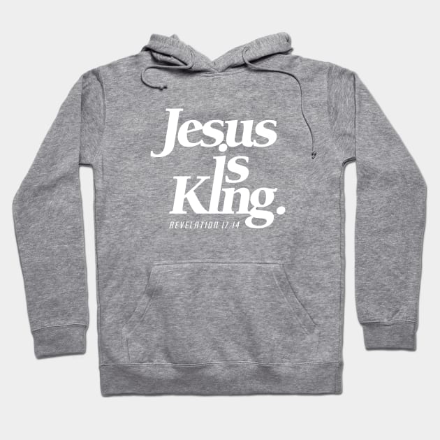 Jesus is King Christian Streetwear Hoodie by MarkdByWord